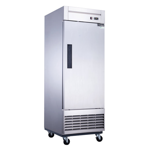 D28F Single Door Commercial Freezer in Stainless Steel