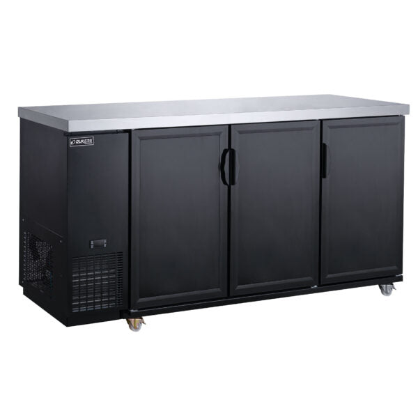 DBB72-M3 3-Door Bar and Beverage Cooler (Solid Doors)