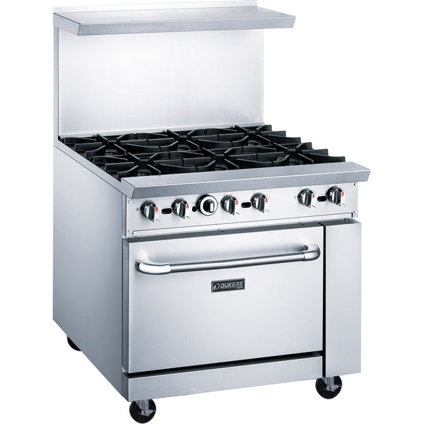 DCR36-6B 36″ Gas Range with Six (6) Open Burners