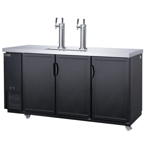 DKB72-M3 Double Tap Kegerator